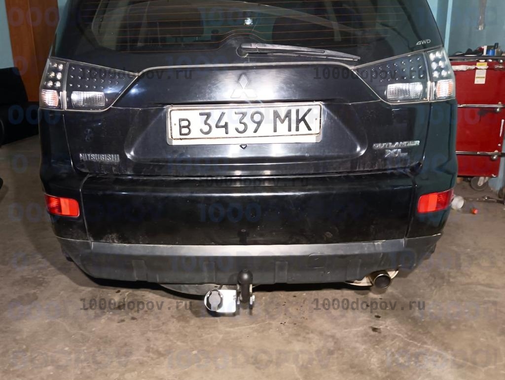 Фаркоп Avtos MI 21 Peugeot 4007 2007-2012 — рисунок 3