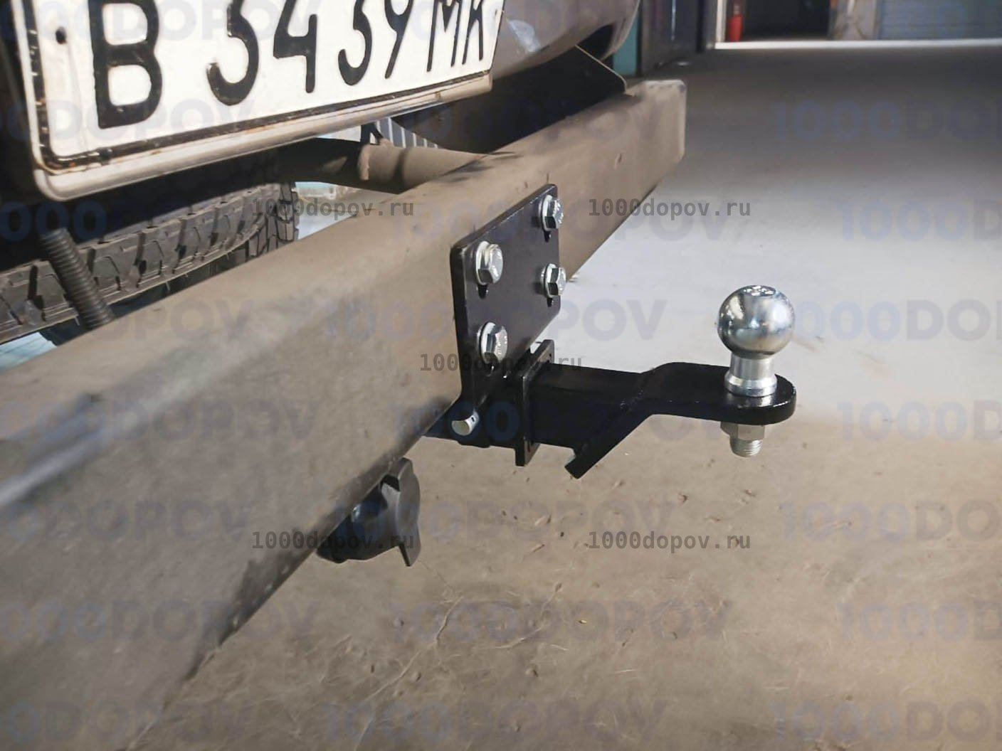 Фаркоп Leader Plus T114-E Toyota Hilux Double Cab (4WD) (N2) 2008-н.в. — рисунок 11