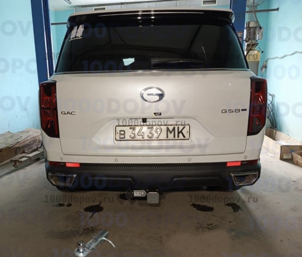 Фаркоп Motodor 97802-E GAC GS8 2023 - н.в (с оцинк. шаром) — рисунок 17