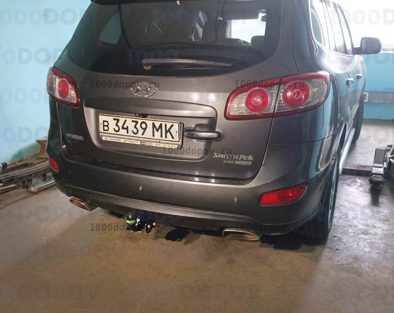 Фаркоп Leader Plus H215-A KIA Sorento 3 (XM) 2009-2012 — рисунок 9