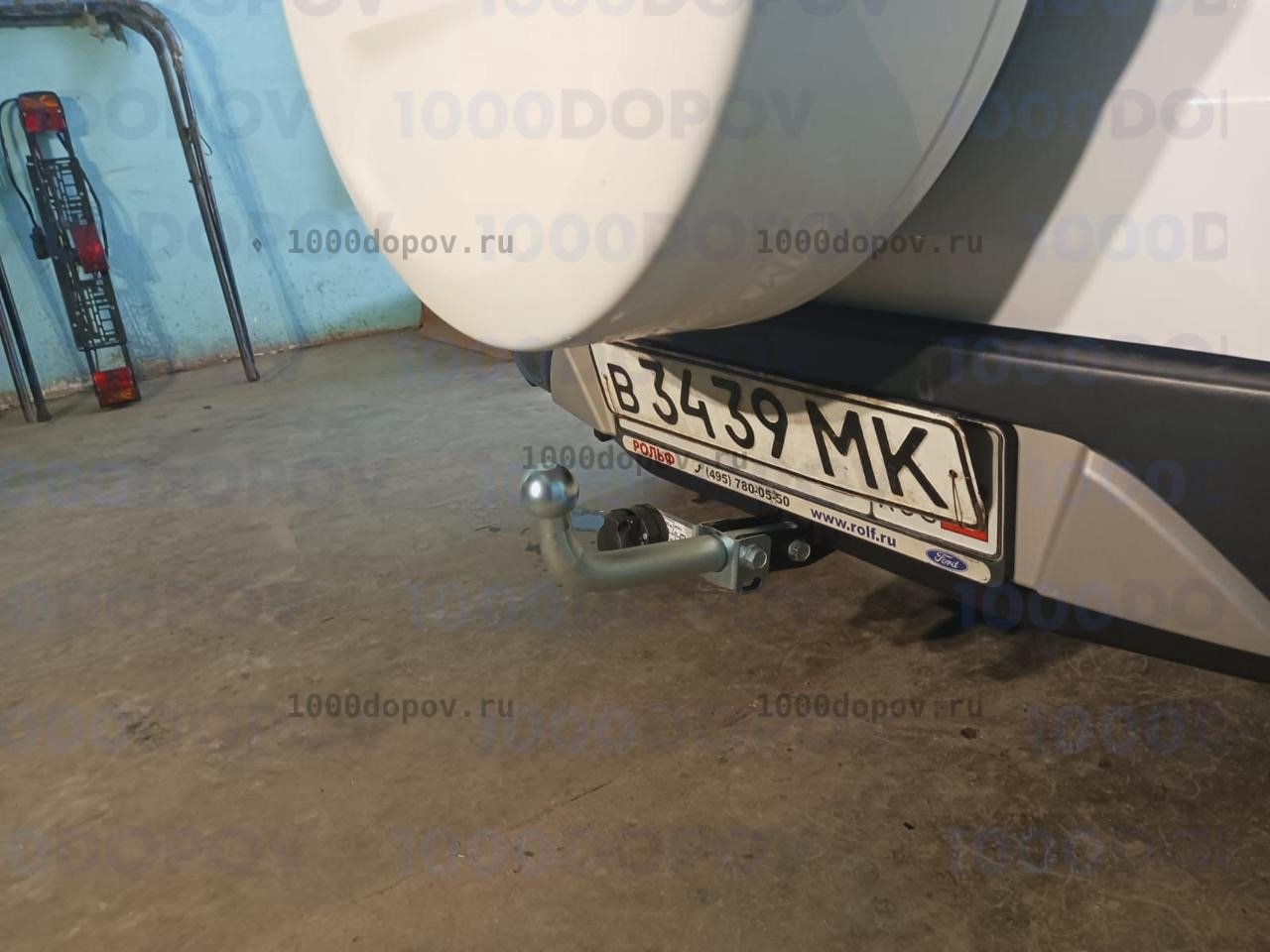 Фаркоп Motodor 90703-A Ford Ecosport 2014-2018 (оцинк. шар) — рисунок 4