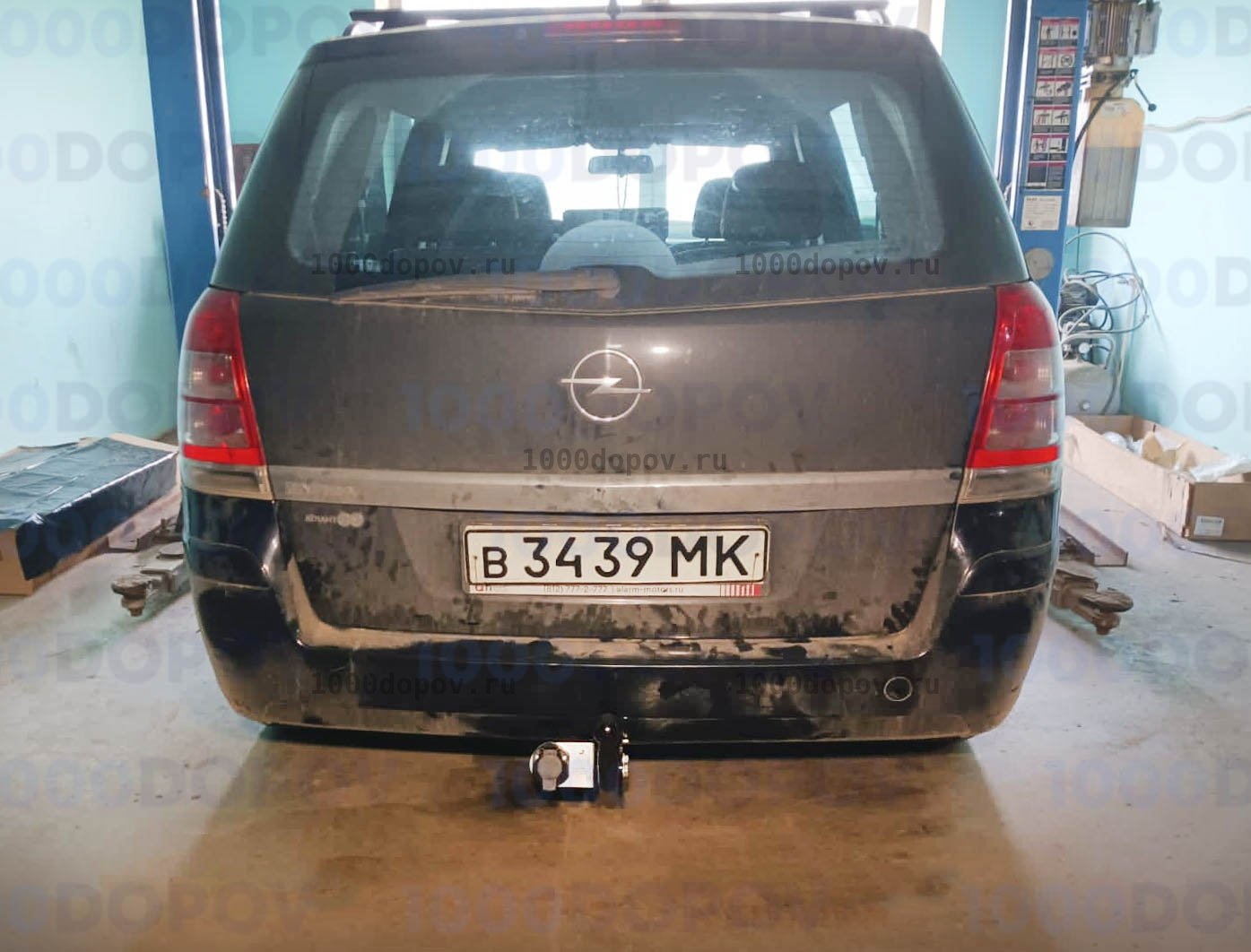 Фаркоп Leader Plus O104-A Opel Zafira (F75/B) 1998-2005/2005-2012 — рисунок 3