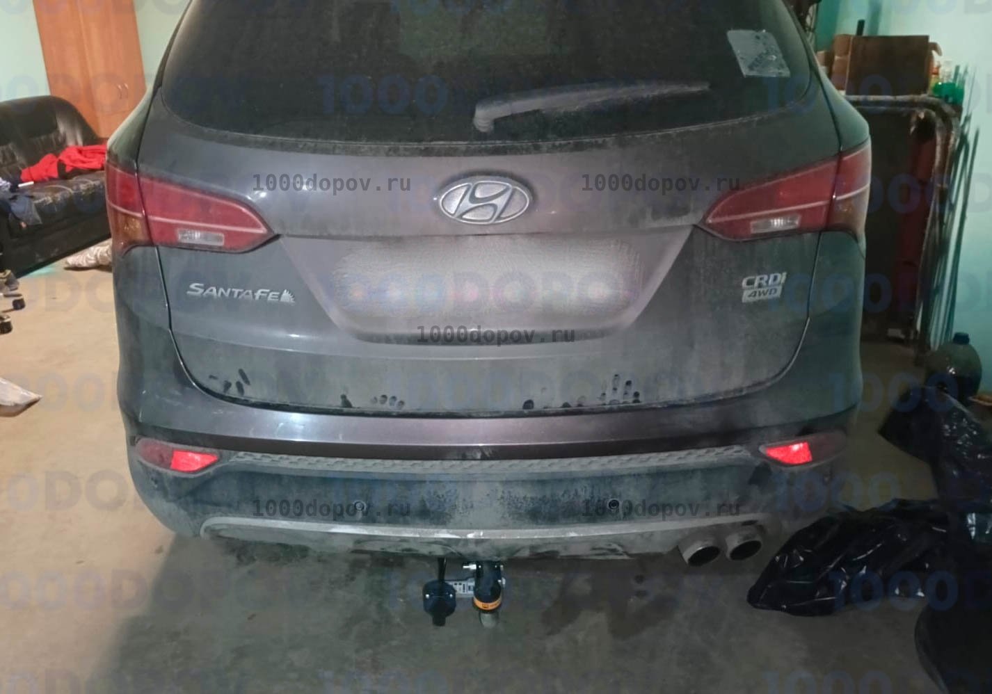Фаркоп Motodor 90908-A Hyundai Santa Fe 2012-2018 (оцинк. шар) — рисунок 3