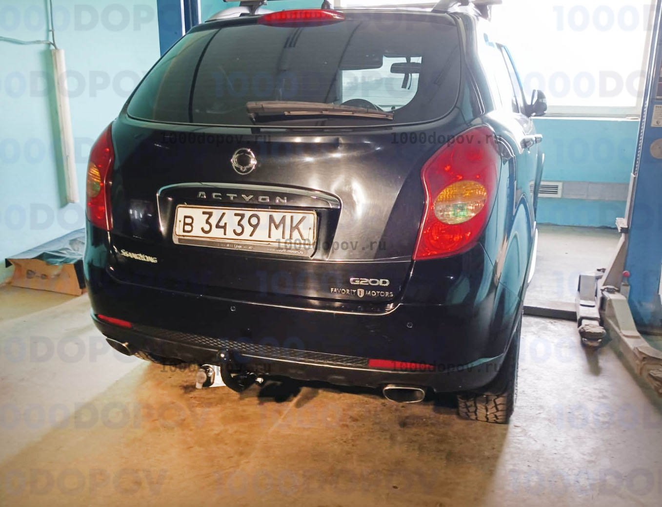 Фаркоп Трейлер 7520 SsangYong Actyon 2WD/4WD 2011-н.в. — рисунок 1
