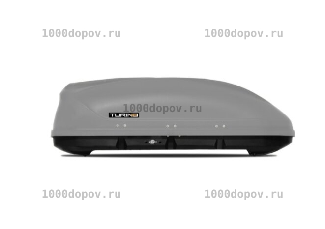 Автобокс ПТ Групп Turino Compact (360 л.) серый — рисунок 1