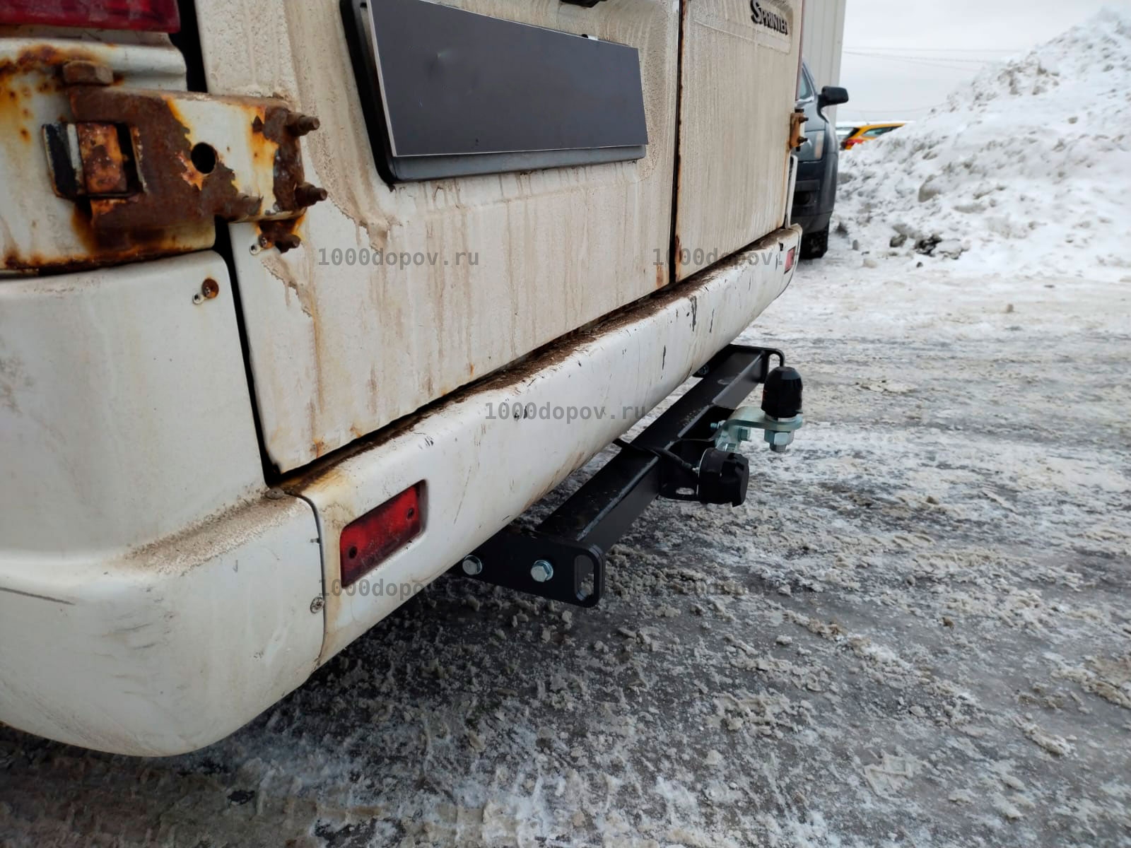 Фаркоп Motodor 91202-FE Mercedes Sprinter 1995-2006 кроме L1 (с оцинк. шаром) — рисунок 3