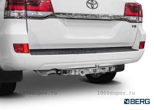 Фаркоп BERG F.5713.003 Toyota Land Cruiser 200 2007-н.в. (кроме Executive, TRD) (нерж. накл.) — рисунок 2