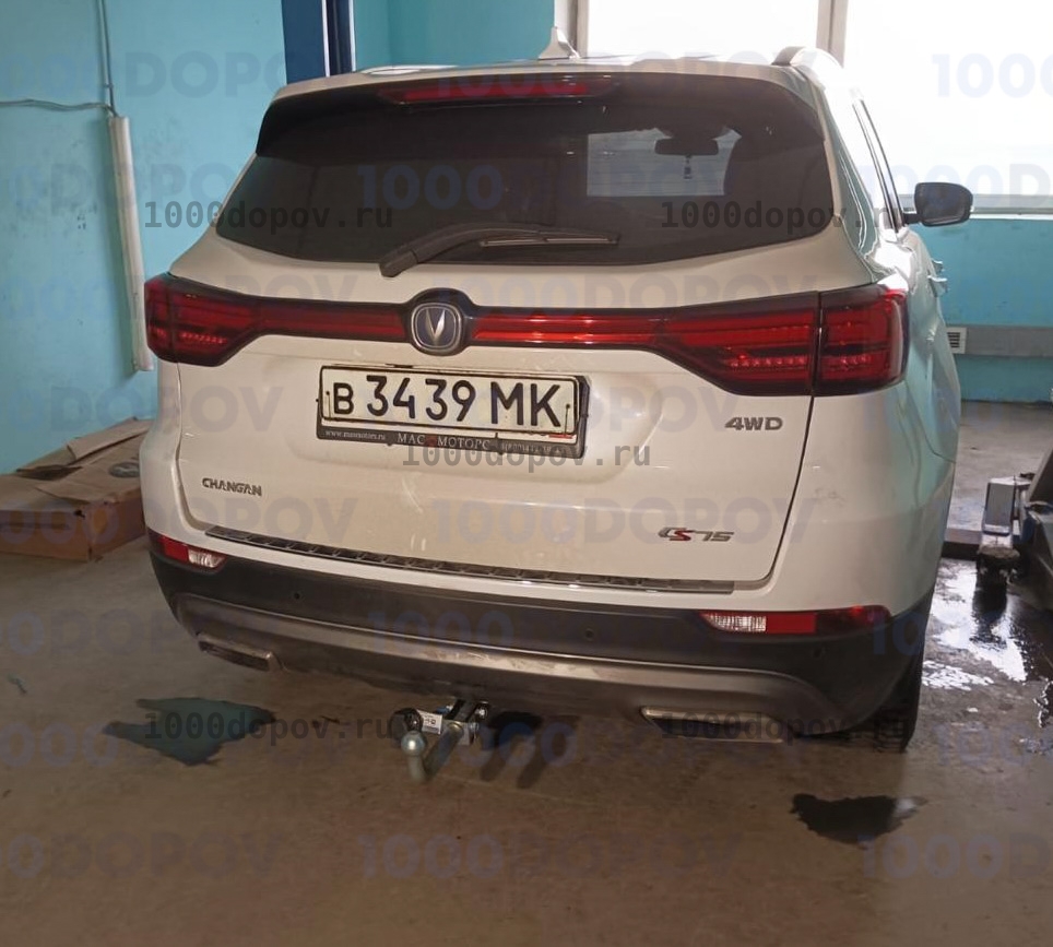 Фаркоп Motodor 97201-A Changan CS75 FL 2018 - н.в (оцинк. шар) — рисунок 1
