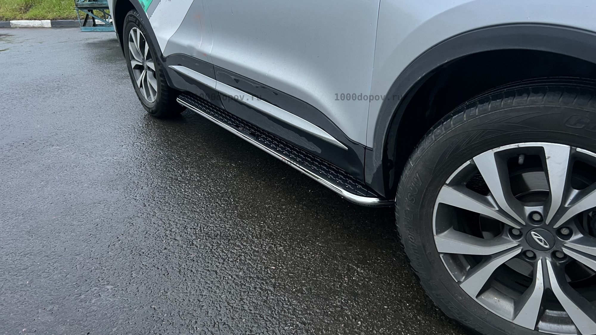 Пороги подножки на Chery Tiggo 4 PRO 2022-н.в в стиле Gac — рисунок 9