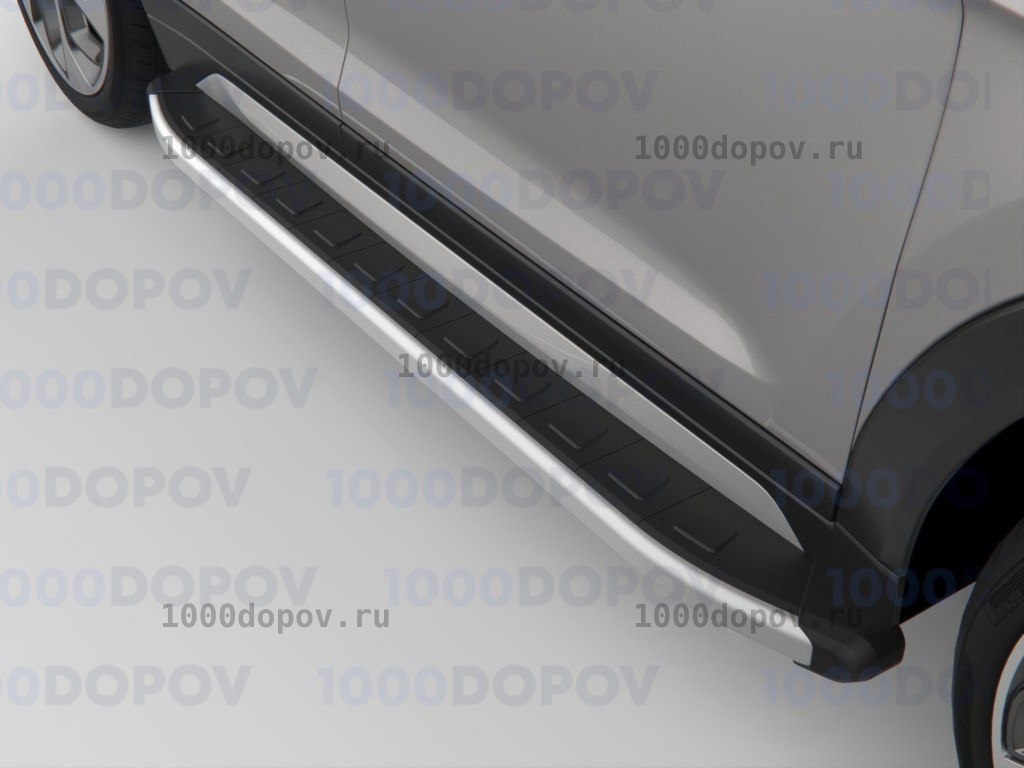 Пороги подножки на Renault Duster 2010-2018 — рисунок 1