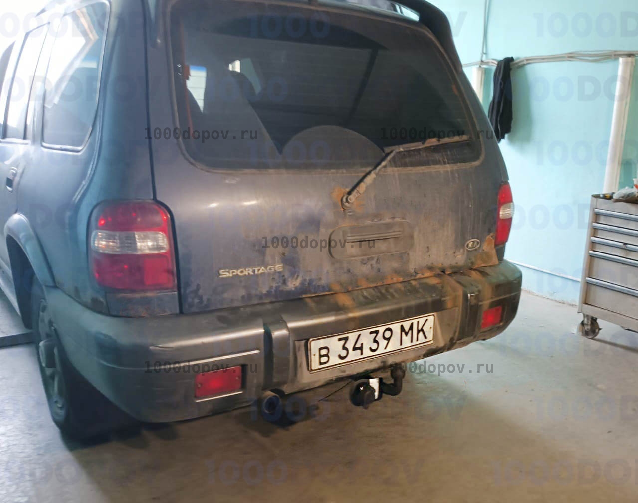 Фаркоп Avtos KI 11 KIA Sportage 1 2001-2004 — рисунок 1