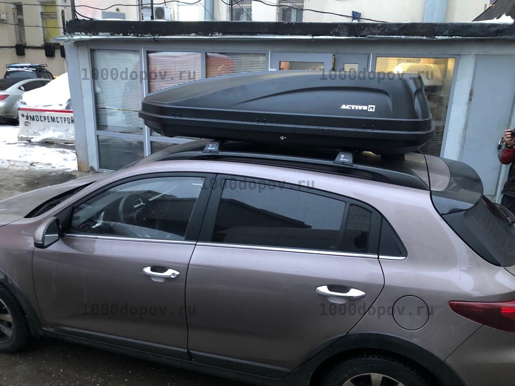 Автобокс ПТ Групп ACTIVE М (450 л.) двухсторонний черный — рисунок 19