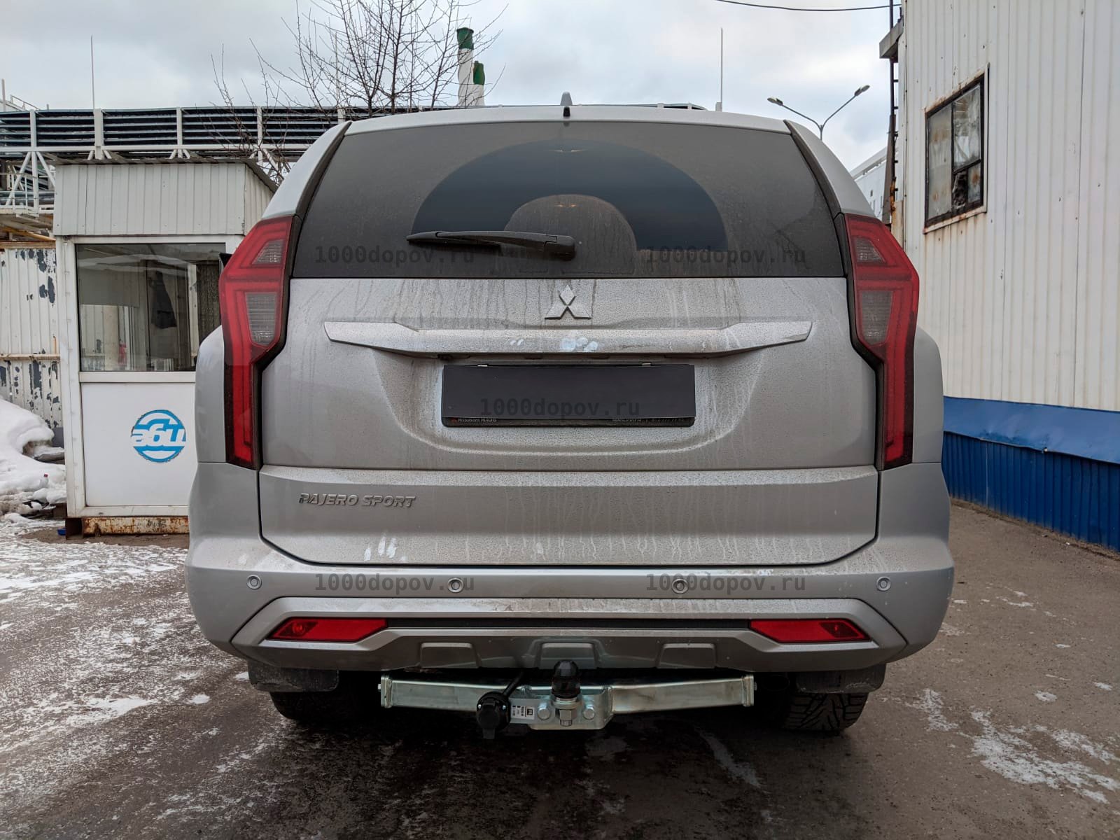 Фаркоп Motodor 91313-FE Mitsubishi Pajero Sport 2021-н.в. (оцинк.) — рисунок 2