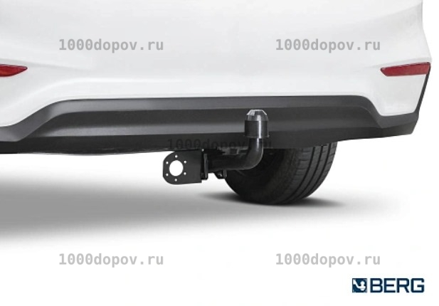 Фаркоп BERG F.2311.001 Kia Rio 4 2017-н.в. (только без среднего ПТФ) — рисунок 2