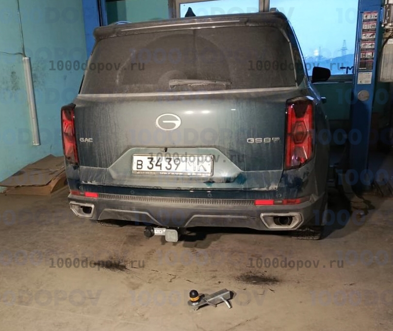 Фаркоп Motodor 97802-E GAC GS8 2023 - н.в (с оцинк. шаром) — рисунок 8