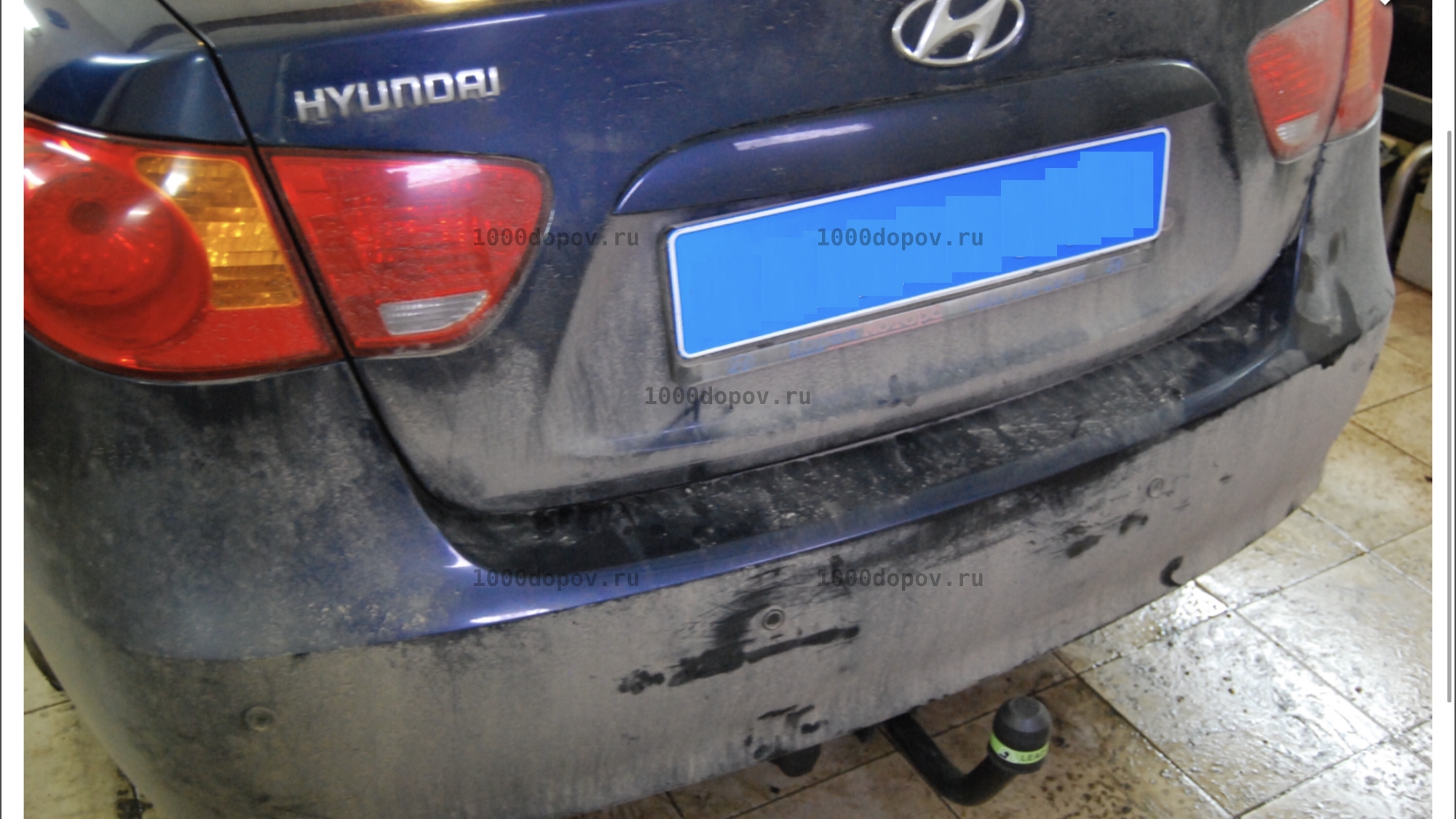 Фаркоп Leader Plus H209-A Hyundai Elantra (HD) 2006-2010 — рисунок 2