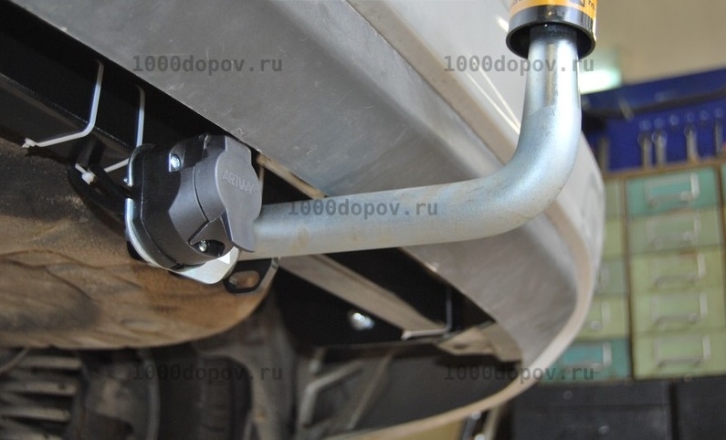 Фаркоп Motodor 90708-A Ford Focus 2 универсал 2005-2011 (оцинк. шар) — рисунок 3