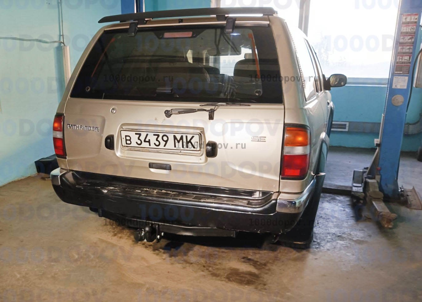 Фаркоп Avtos NS 18 Nissan Pathfinder R50 1997-2004 — рисунок 1