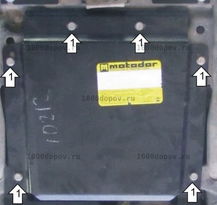 Защита Motodor 10211 BMW 3 (e90) 2008-2011 (Картер) — рисунок 3
