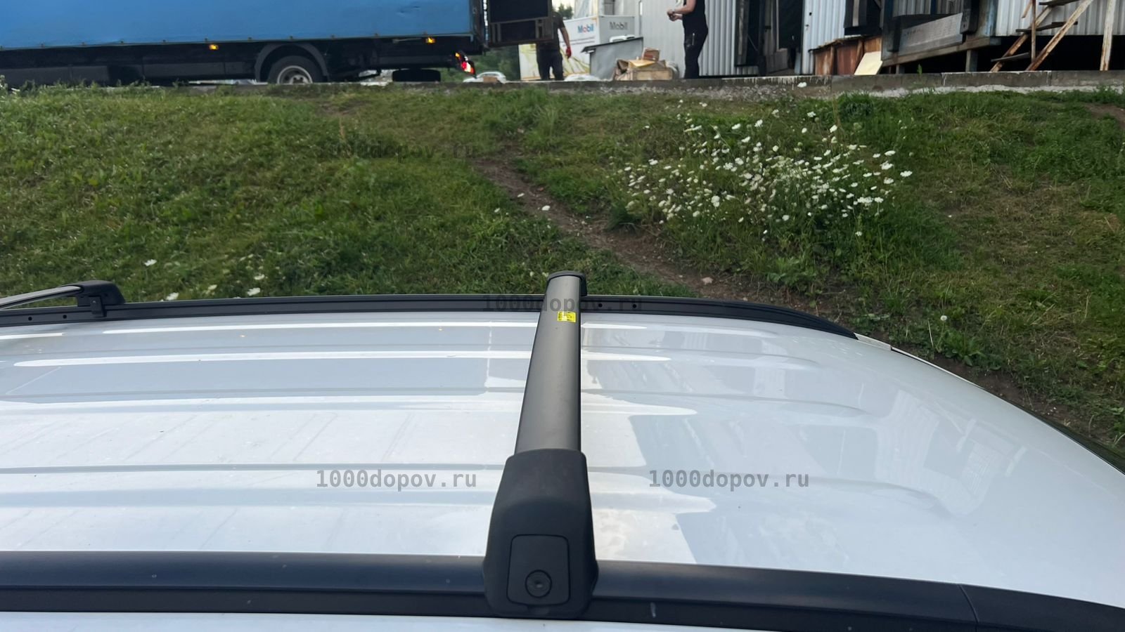 Багажник на рейлинги Hyundai Santa Fe 2015-2018 штатный (в т.ч GRAND) — рисунок 16