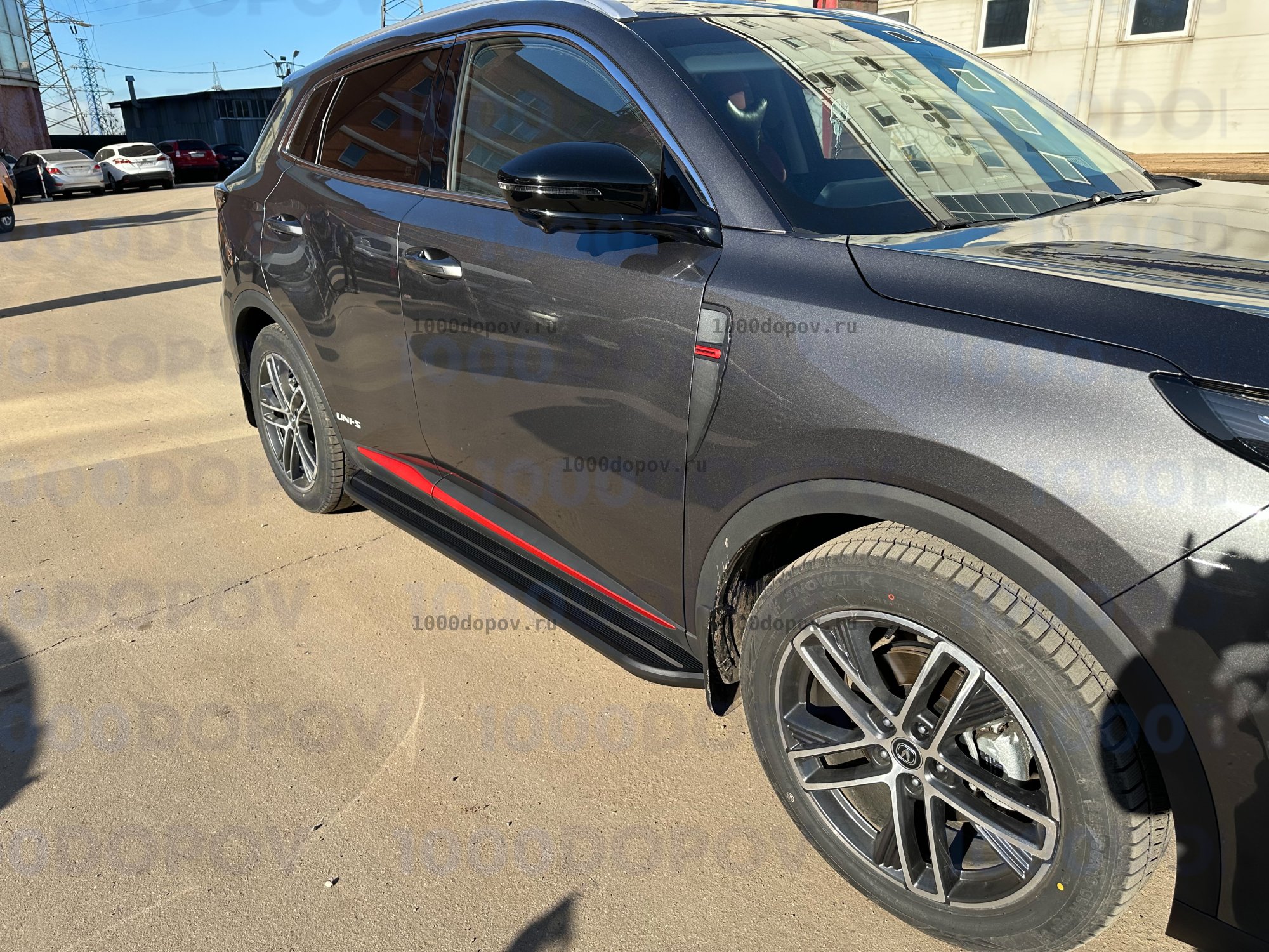Пороги подножки на Changan CS55 PLUS+ 2023-н.в. — рисунок 10