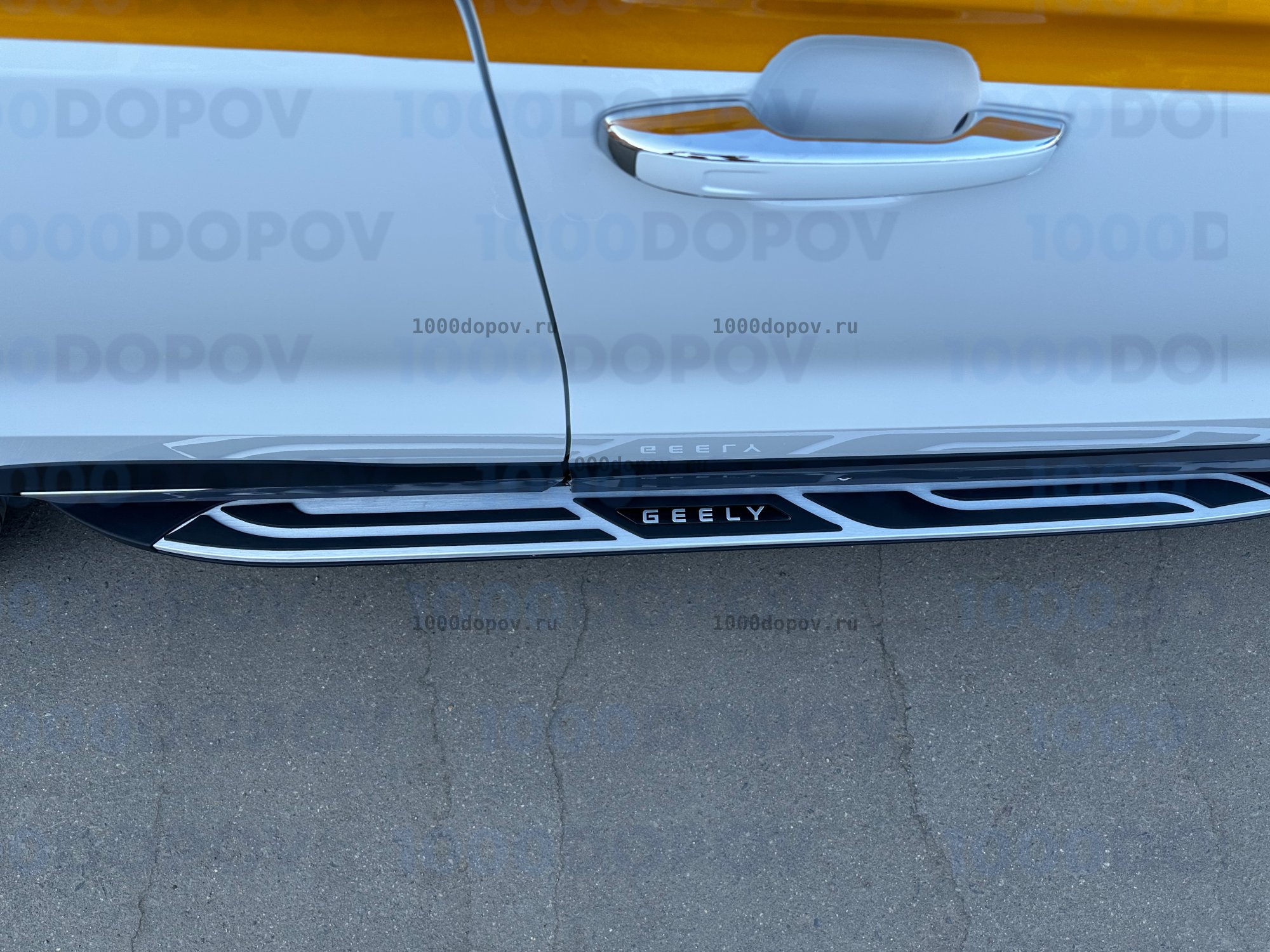 Интегрированные Пороги подножки на Geely Atlas PRO 2021-н.в 2 — рисунок 21