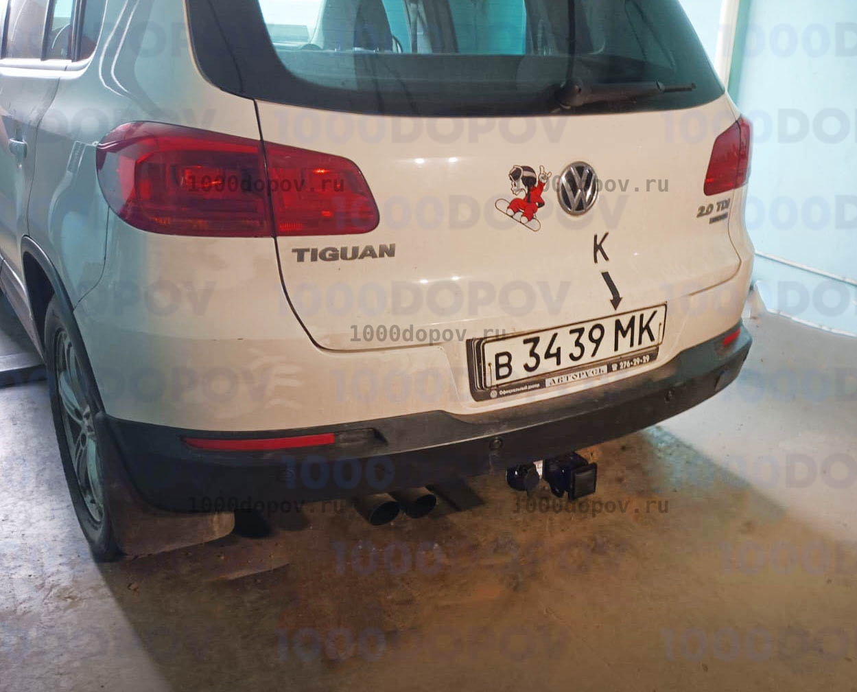 Фаркоп Leader Plus V124-E Volkswagen Touareg (7LA/7P5) 2010-н.в. — рисунок 7