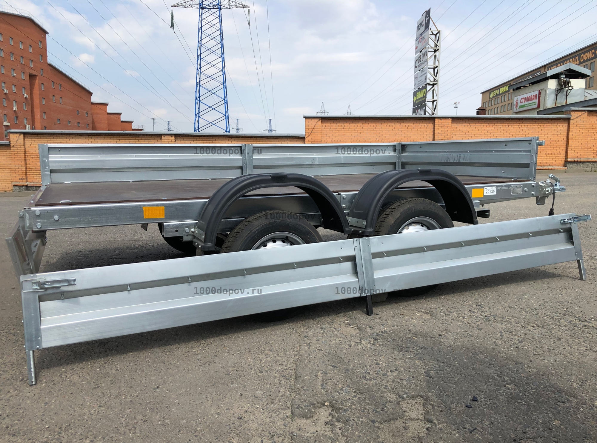 Прицеп Avtos A30P2B рессора AL-KO — рисунок 7