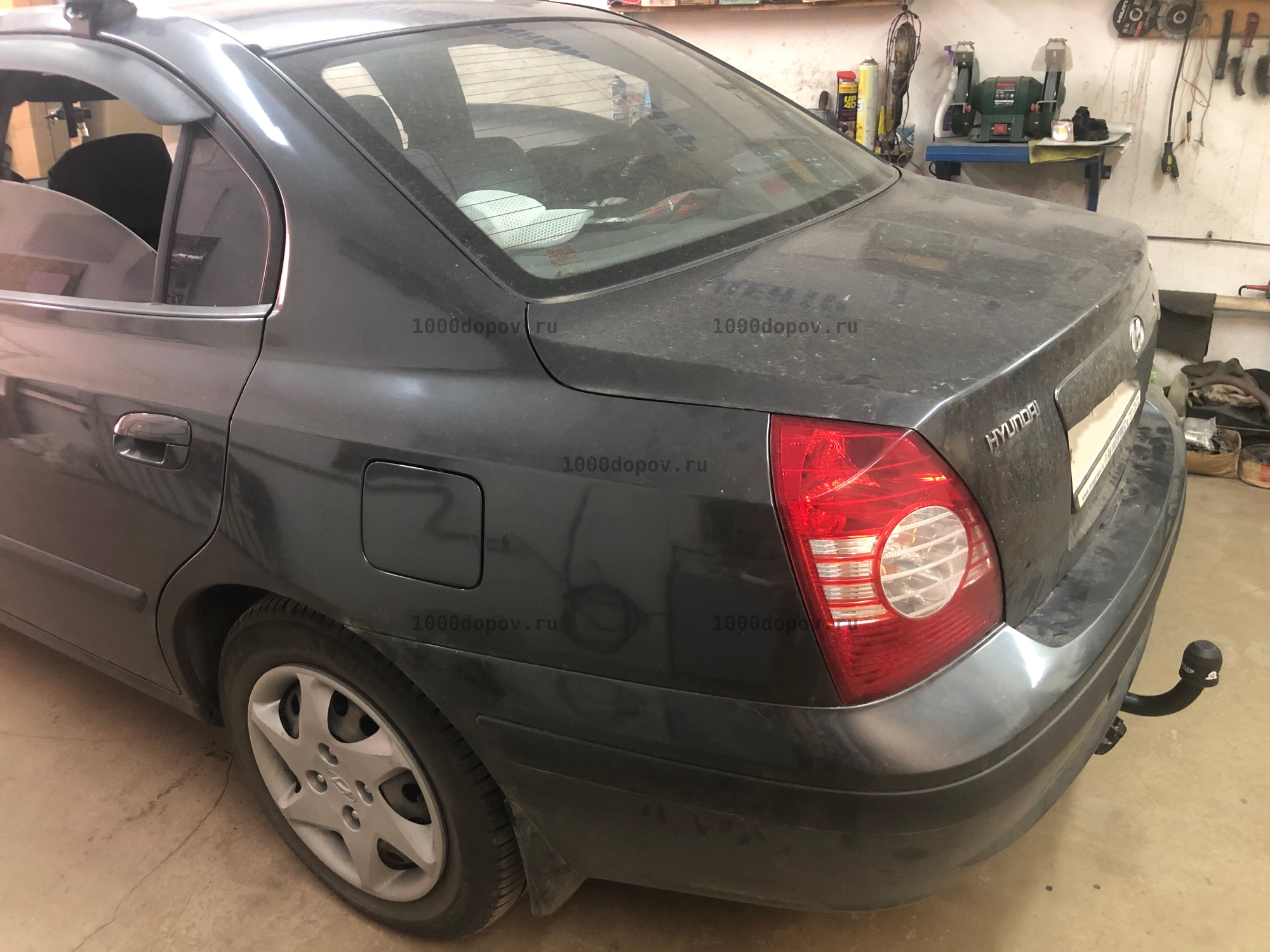Фаркоп Leader Plus H206-A Hyundai Elantra XD (ТагАЗ) 08/2000-2006, 2008-2010 — рисунок 5