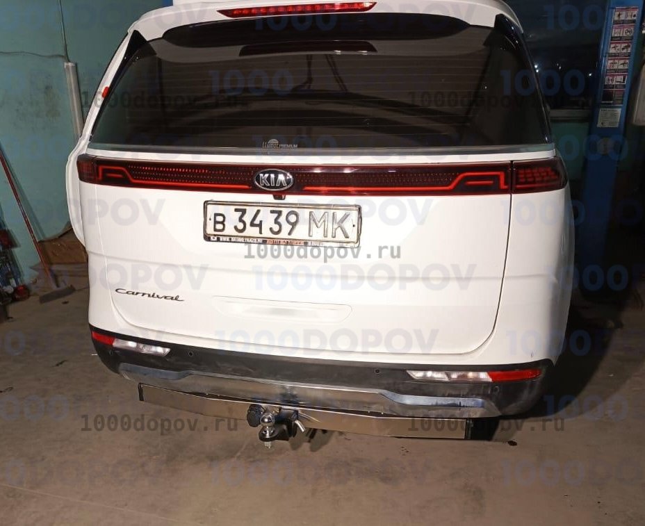 Фаркоп PT Group KCA-20-991124.00 с НЕРЖ накладкой  Kia Carnival 2020-н.в — рисунок 4
