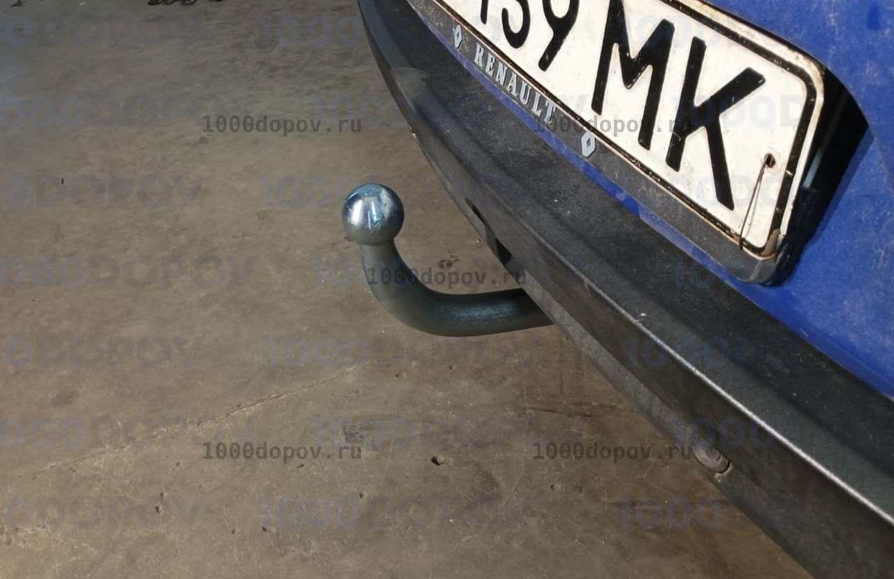 Фаркоп Galia R074A Renault Megane 2/3 2003-2008, 2008-2016 оцинк — рисунок 2