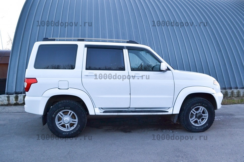 Рейлинги ПТ Групп UAZ Patriot 2014-н.в. Серебро — рисунок 3