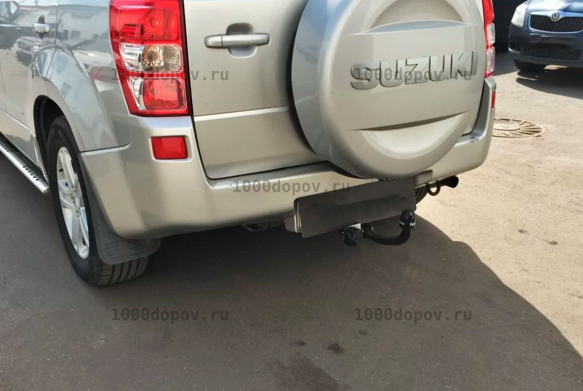 Фаркоп Трейлер 7900 Suzuki Grand Vitara 2005-2015 (5 дв., 2л, запасное колесо на двери) — рисунок 14