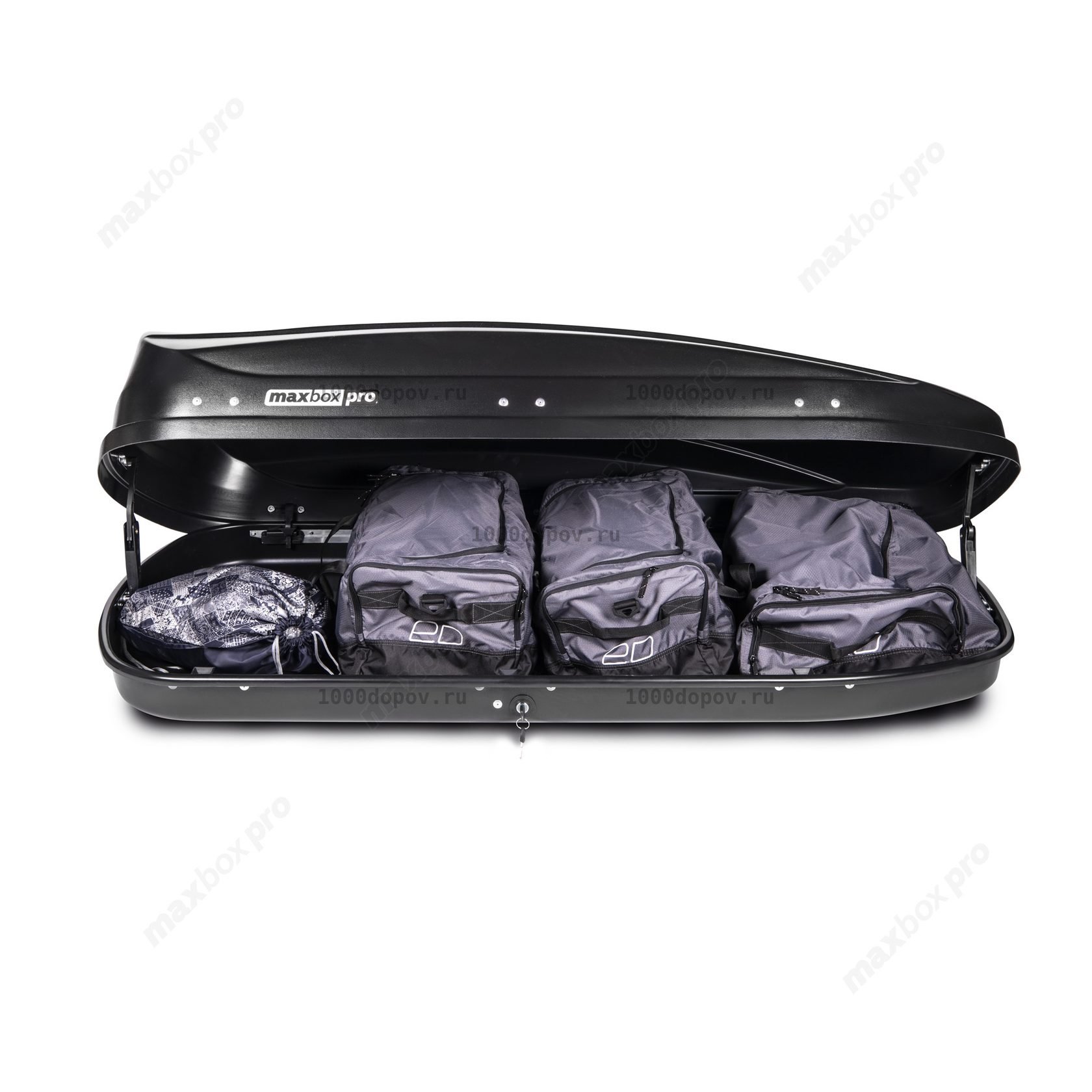 Автобокс MaxBox PRO 460 (средний) черный — рисунок 14