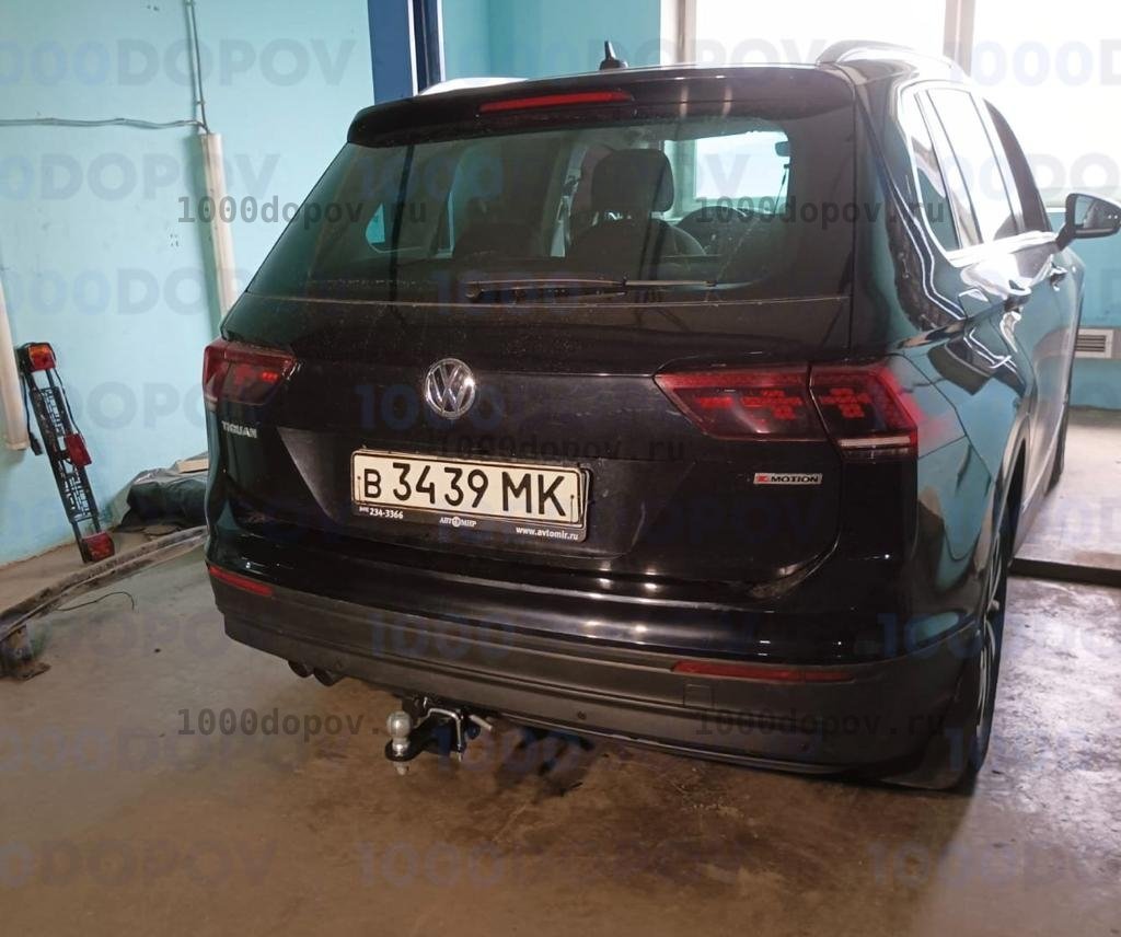 Фаркоп Leader Plus V123-E Volkswagen Tiguan (5N1) 2007-2011  (5N2) 2011-2016 — рисунок 23