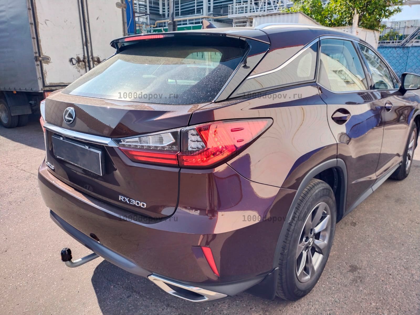 Фаркоп Motodor 95004-A Lexus RX 2016- (кроме версии Long) (оцинк. шар) — рисунок 1