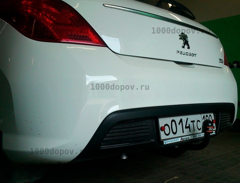 Фаркоп Avtos PE 02 Peugeot 308 2007-2013 — рисунок 1