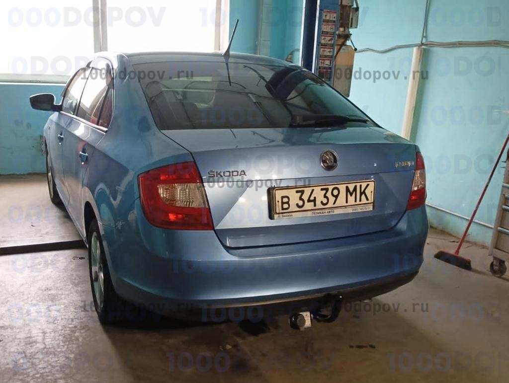 Фаркоп Leader Plus V125-A Skoda Rapid (NH) 2012-н.в. — рисунок 5