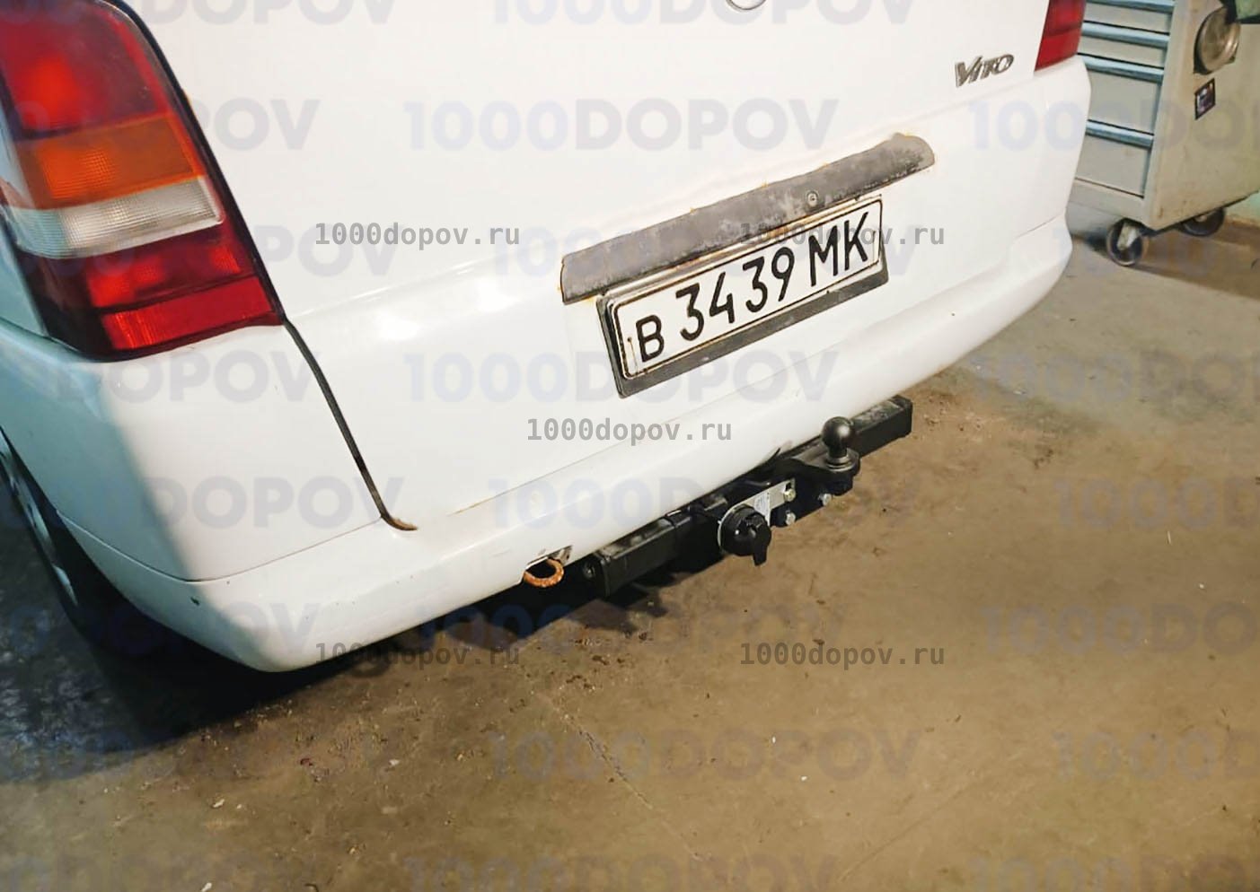 Фаркоп Avtos MB 03 Mercedes Vito 1996-2003 — рисунок 4