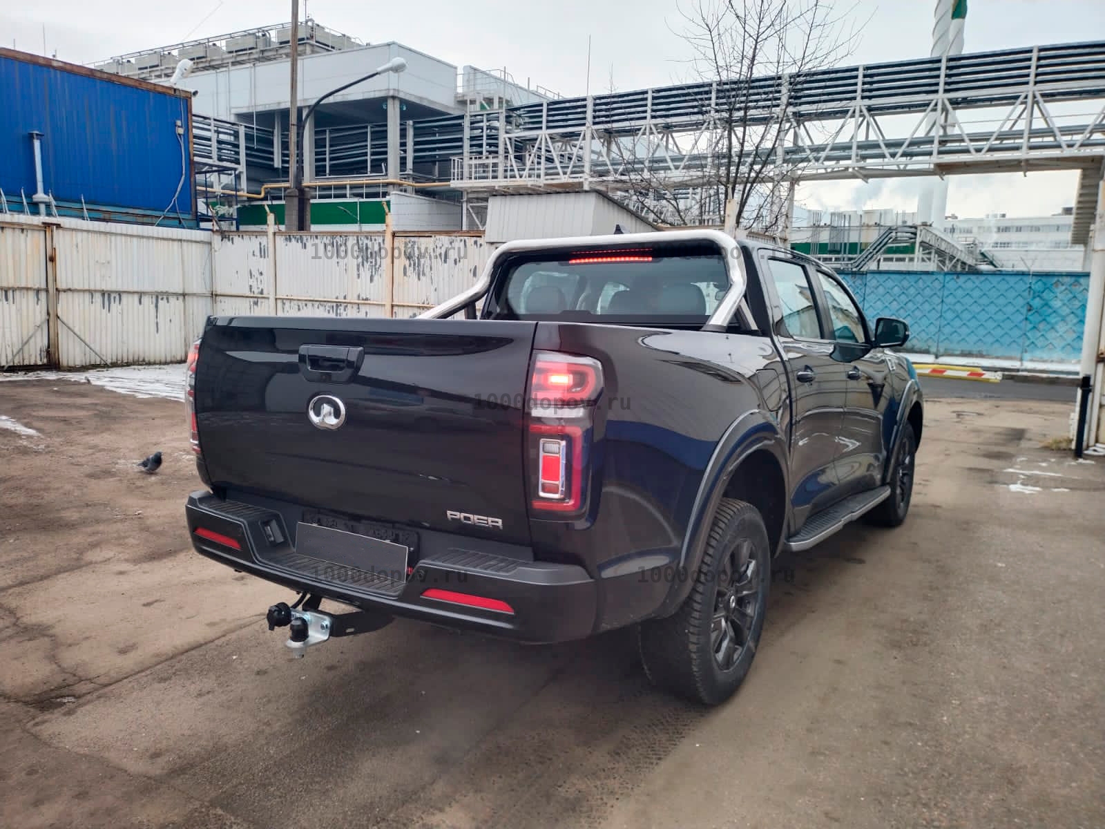 Фаркоп Motodor 93109-FE Great Wall Poer 2021 - н.в. (Оцинк. шар) — рисунок 1