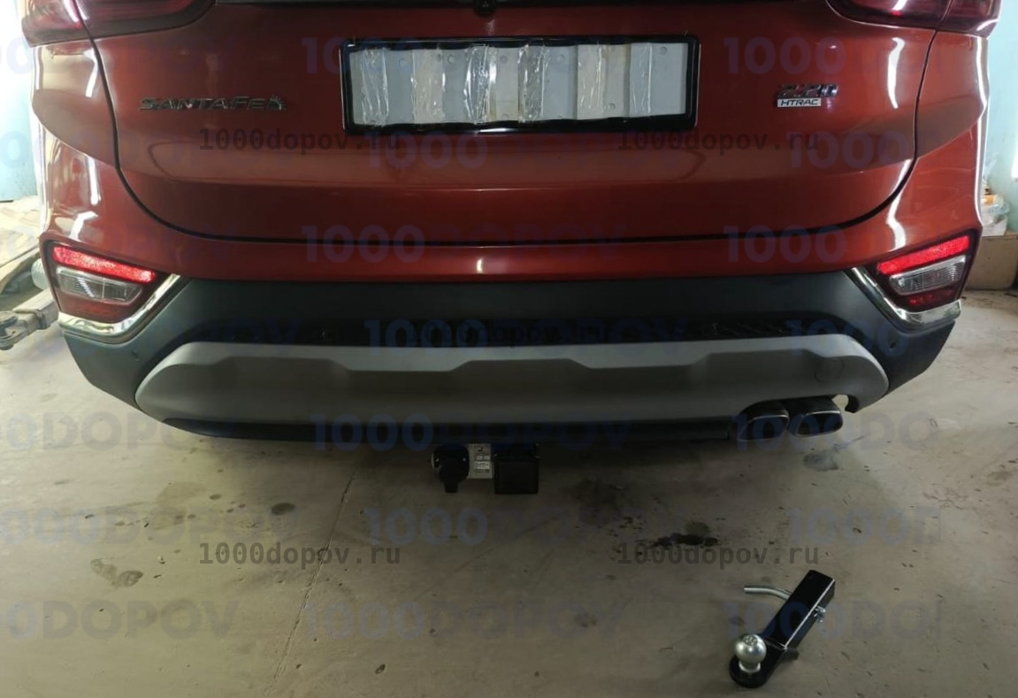 Фаркоп Leader Plus H230-E Hyundai Santa Fe 2018 - 2020 — рисунок 2