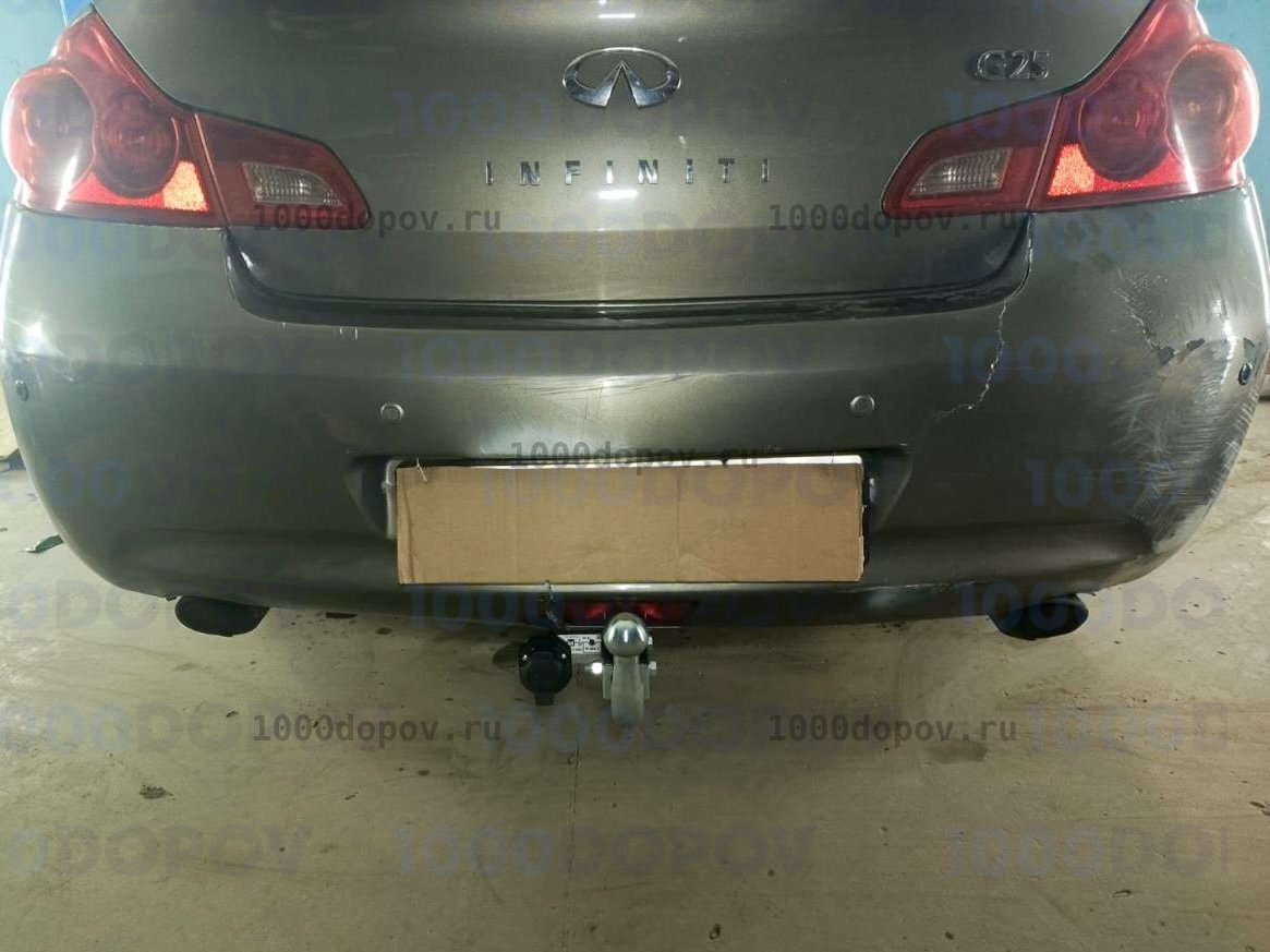 Фаркоп Motodor 98001-A Infiniti G25/35/37 2006-2014 (оцинк. Шар) — рисунок 7