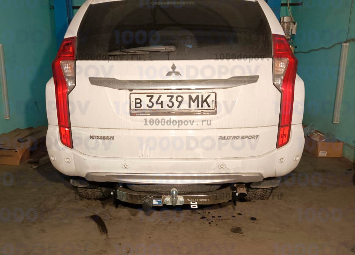 Фаркоп BERG F.4015.001 Mitsubishi Pajero Sport 2/3 2008-2020 (надпись Pajero Sport) — рисунок 2
