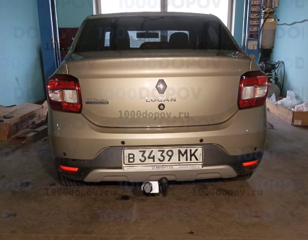 Фаркоп Avtos RN 10 Renault Logan Stepway 2018-н.в. — рисунок 7