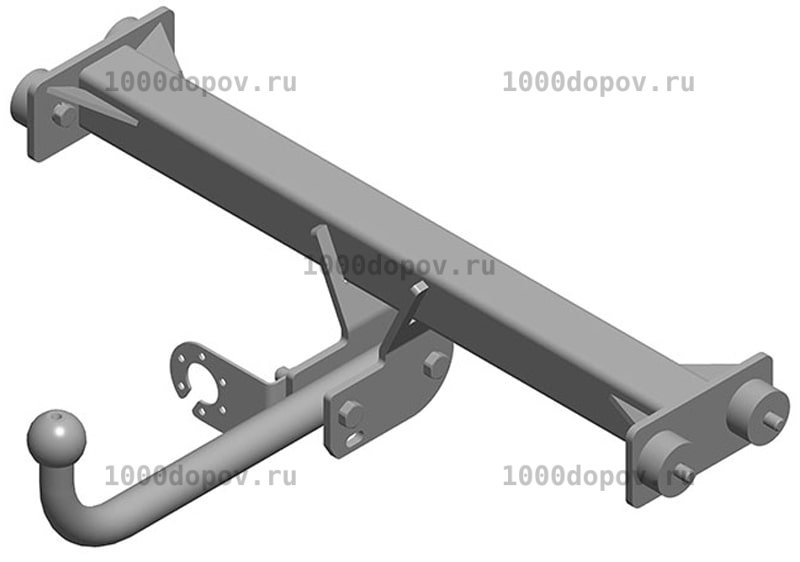 Фаркоп Avtos VW 17 Volkswagen Multivan T4 1990-2003 (кроме авто с з/к снизу) — рисунок 1