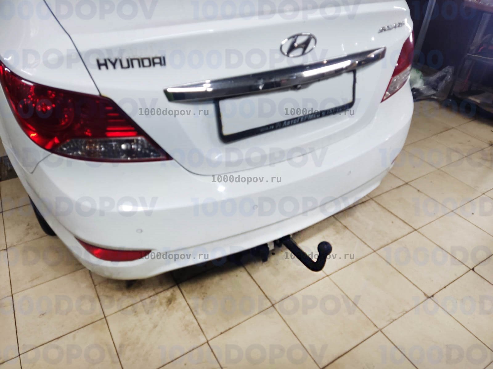 Фаркоп Avtos HY 32 Kia Rio седан, hb 2011-2017 — рисунок 1