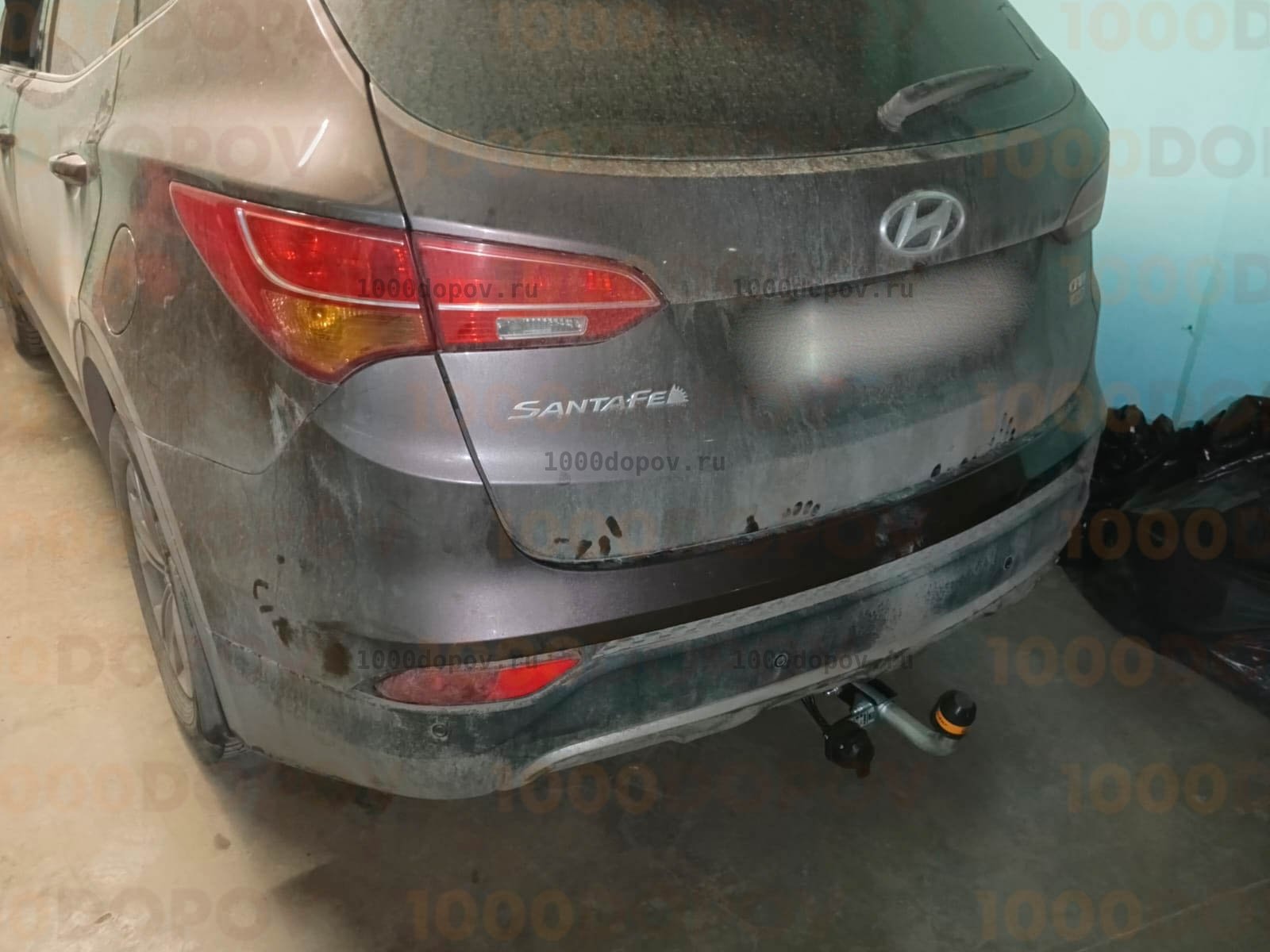 Фаркоп Motodor 90908-A Hyundai Santa Fe 2012-2018 (оцинк. шар) — рисунок 1