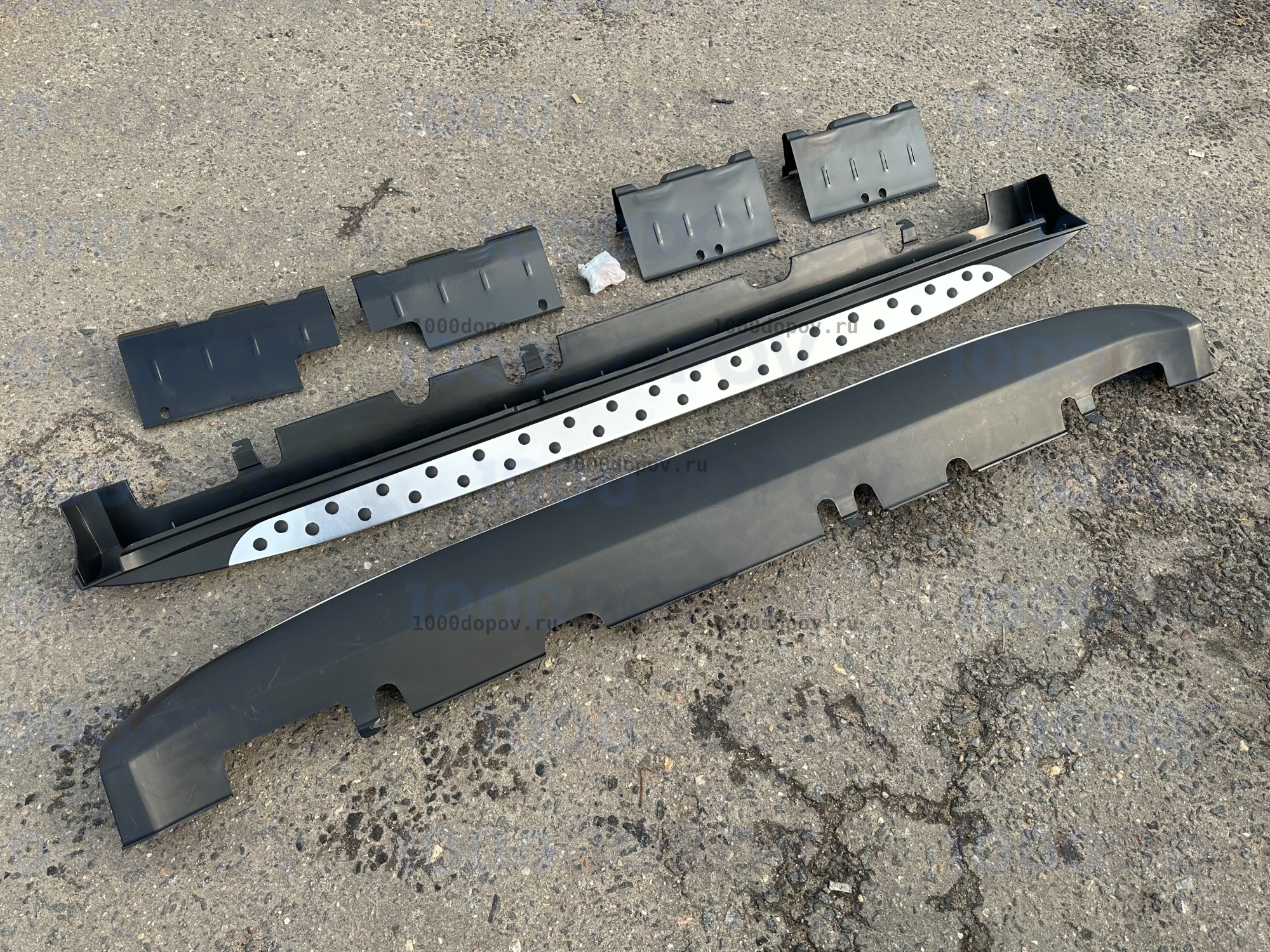 Пороги подножки на Hyundai Santa Fe 2 2006-2012 — рисунок 8