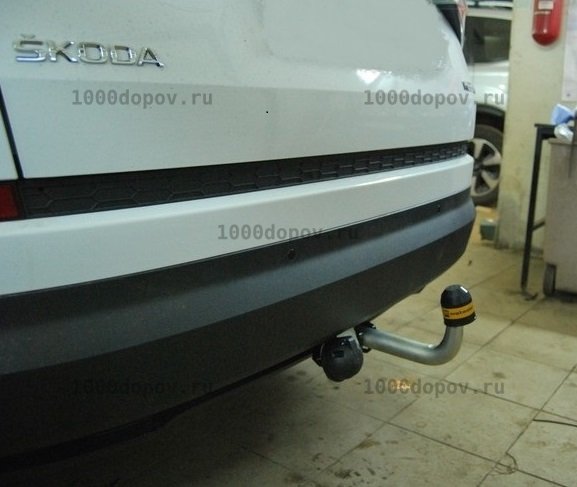 Фаркоп Motodor 92711-A Skoda Kodiaq 2017-н.в. (с оцинк. шаром) — рисунок 1