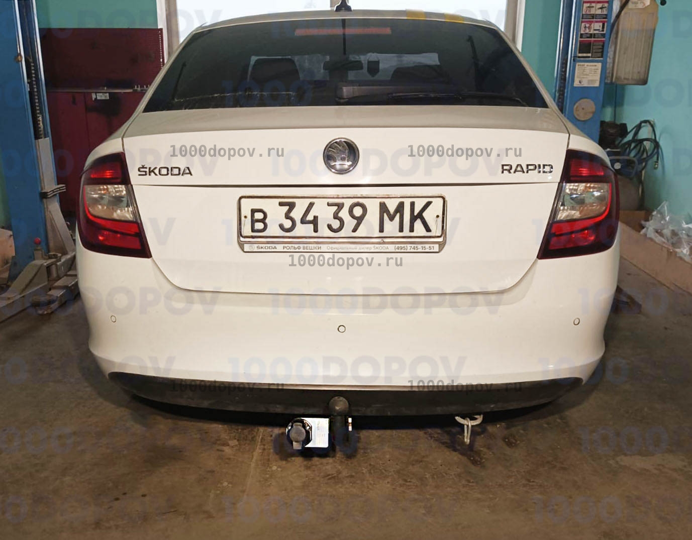 Фаркоп Avtos SK 11 Skoda Rapid 2014-н.в. — рисунок 3